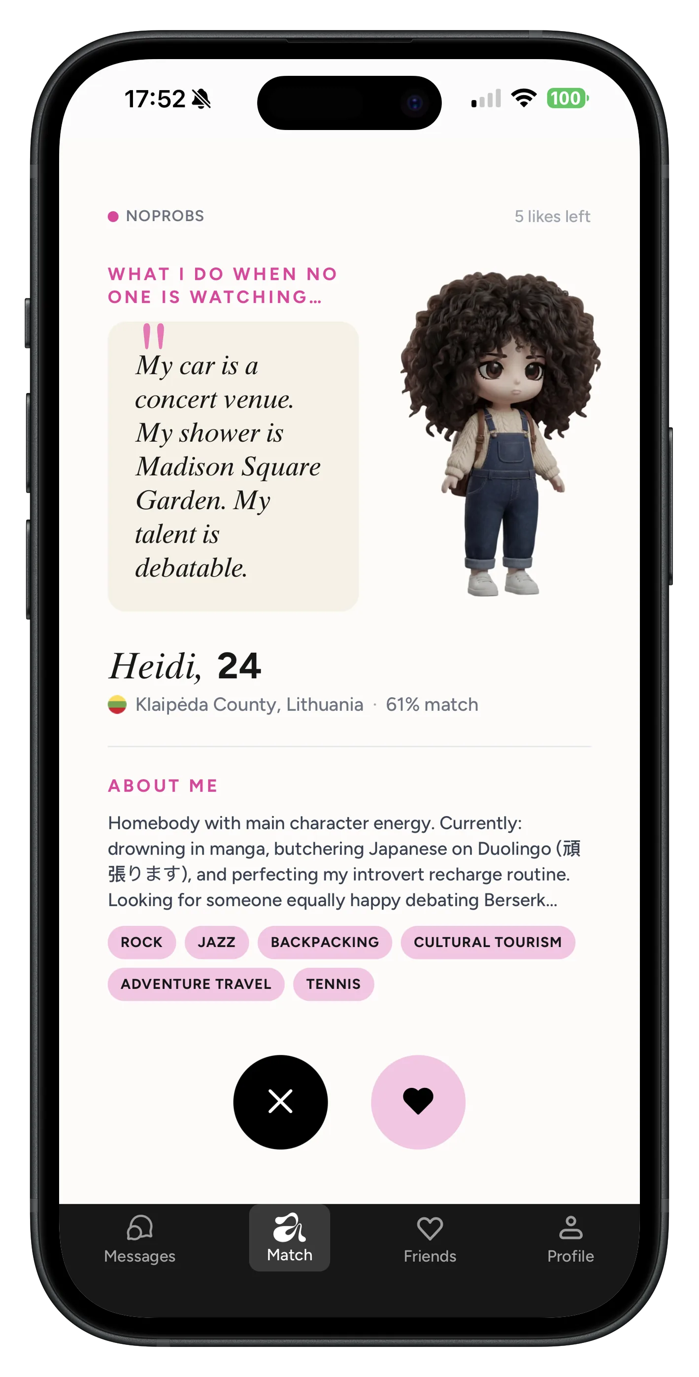 Purposeful Swipes